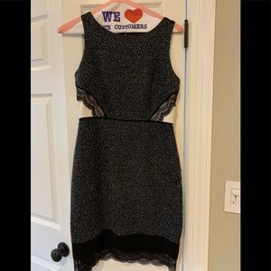 Ivanka Trump A line Black dress with sparkle 6